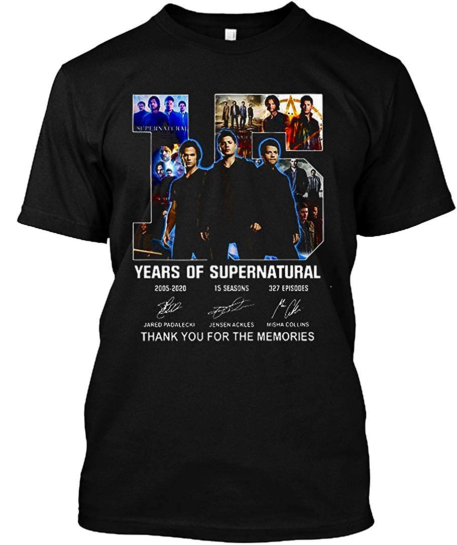 supernatural 15th anniversary shirt