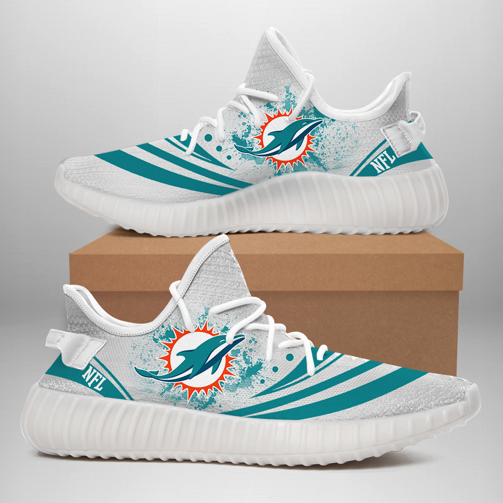 Miami Dolphins NFL Air Cushion Sports Shoes Custom Name For Men Women