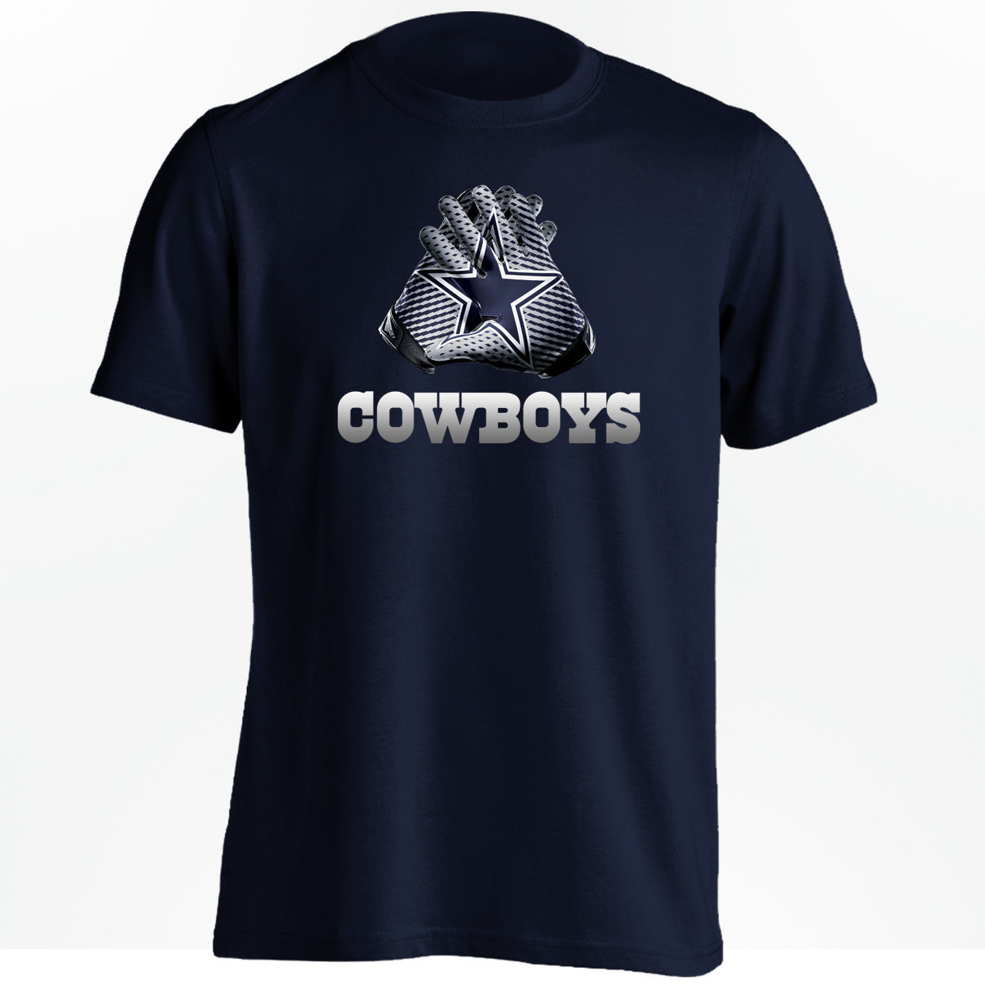 Dallas Cowboys Stealth Helmet T-Shirt - Black - New Star