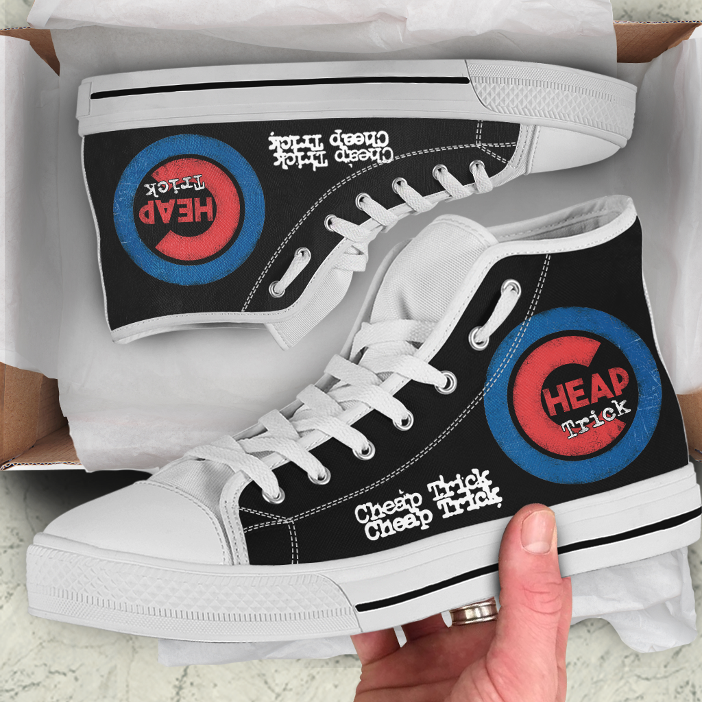 Cheap Trick Band High Top Canvas Shoes 