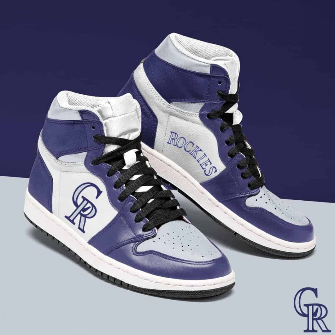 Colorado Rockies Shoes MLB Custom 