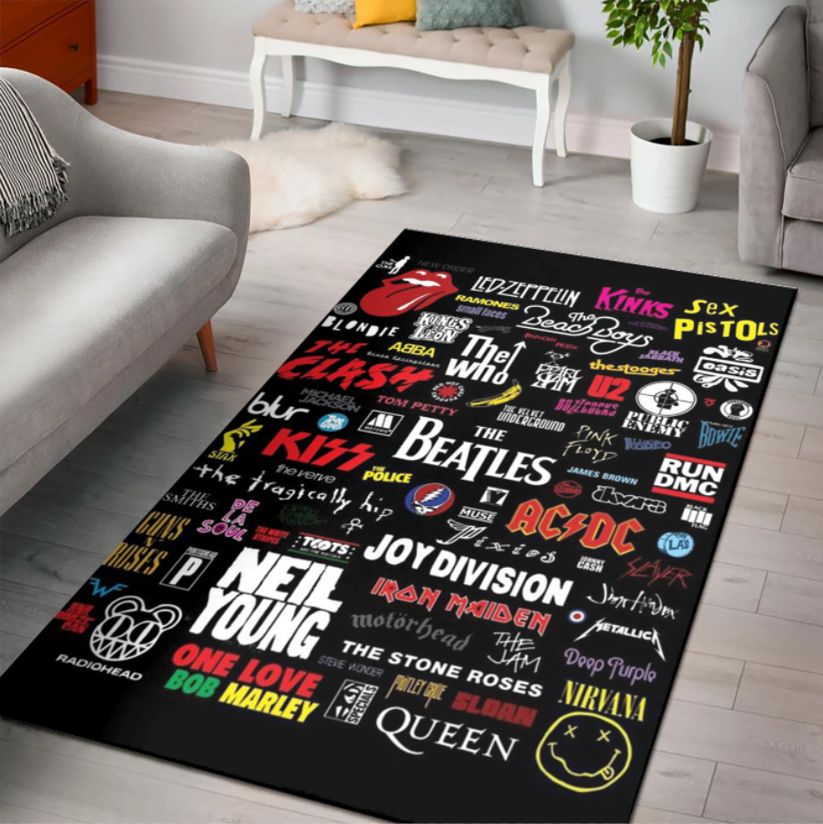 Legend Rock Music Band Logo Living Room Area Rug Rugs For Living Room Rug Home Decor Dyotees Com Shirts Shop Funny T Shirts Make Your Own Custom T Shirts